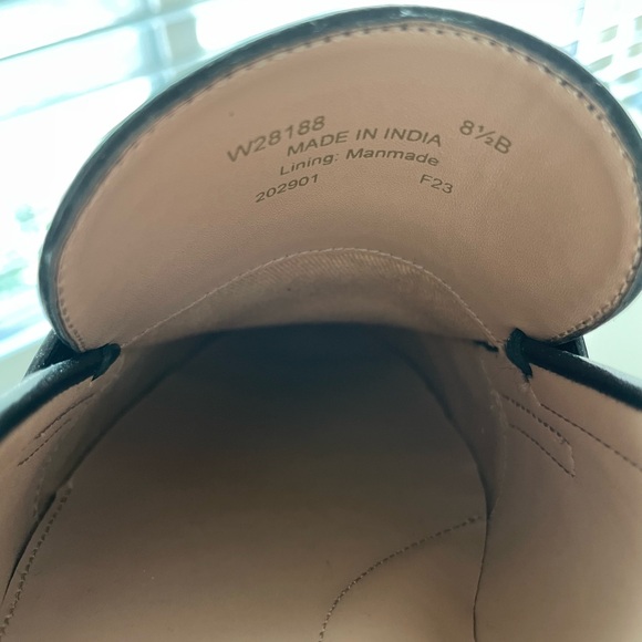 Cole Haan Black Flats Classic Penny Loafers - Picture 2 of 5